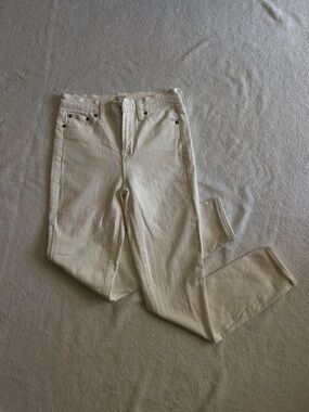 J. Crew Women’s White Straight-Leg Skinny Jeans size 25